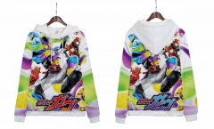 3 Styles 9 Sizes Kamen Rider Ex-Aid Cartoon Anime Hooded Hoodie