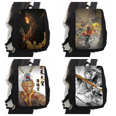 4 Styles Black Myth: Wukong Cartoon Anime Backpack Bag