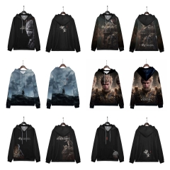 6 Styles 9 Sizes Black Myth: Wukong Cartoon Anime Hooded Hoodie