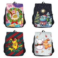 7 Styles Pokemon Christmas Cartoon Anime Backpack Bag