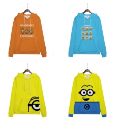 4 Styles 9 Sizes Despicable Me Cartoon Anime Hooded Hoodie