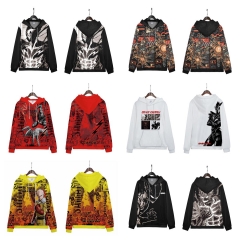 6 Styles 9 Sizes One Punch Man Cartoon Anime Hooded Hoodie