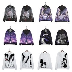 6 Styles 9 Sizes Naruto Cartoon Anime Hooded Hoodie