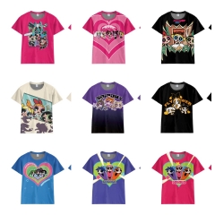 9 Styles The Powerpuff Girls Cartoon Anime T shirt