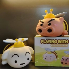 2 Styles Crayon Shin chan Buriburizaemon Nohara Shiro Cartoon Anime PVC Figure