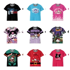 45 Styles Sanrio Hello Kitty My Melody Kuromi Cinnamoroll Cartoon Anime T shirt