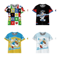 8 Styles Mickey Minnie Mouse Donald Duck Cartoon Anime T shirt