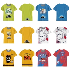 8 Styles Cute Animal Cartoon Anime T shirt