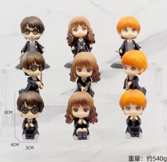 9Pcs/Set Harry Potter Cartoon Anime PVC Figures