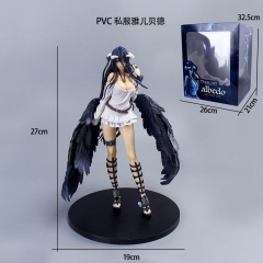 27CM Overlord Albedo Cartoon Anime PVC Figures