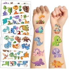 10PCS/SET Dinosaur Waterproof Temporary Tattoo Cartoon Anime Stickers Set