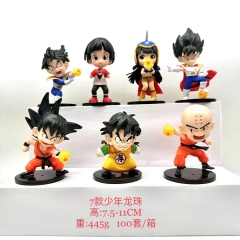 7Pcs/Set Dragon Ball Z Cartoon Anime PVC Figures