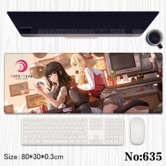 80*30*0.3cm Lycoris Recoil Cartoon Anime Mouse Pad