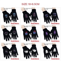 14 Styles Solo Leveling Cartoon For Winter Warm Anime Gloves