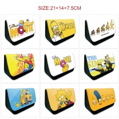 9 Styles The Simpsons Cartoon Pattern Pencil Case Anime Pencil Bag