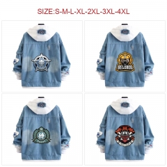 6 Styles Zenless Zone Zero Cartoon Anime Cowboy Hooded Hoodie