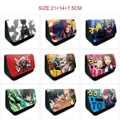 10 Styles My Hero Academia Cartoon Pattern Pencil Case Anime Pencil Bag