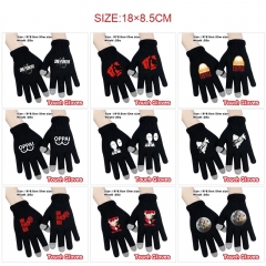 9 Styles One Punch Man Cartoon For Winter Warm Anime Gloves