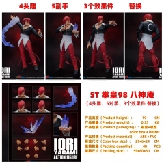 19CM The King of Fighters Iori Yagami Cartoon PVC Anime Figure Toy