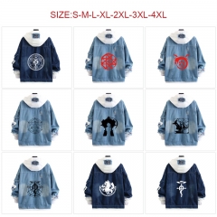 9 Styles Fullmetal Alchemist Cartoon Anime Cowboy Hooded Hoodie