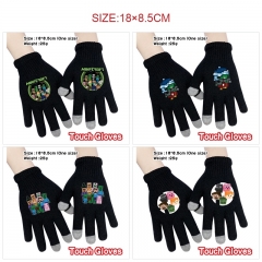 8 Styles Minecraft Cartoon For Winter Warm Anime Gloves