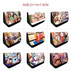 10 Styles One Piece Cartoon Pattern Pencil Case Anime Pencil Bag