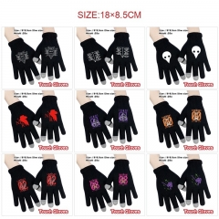 9 Styles EVA/Neon Genesis Evangelion Cartoon For Winter Warm Anime Gloves