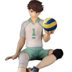 9cm Haikyuu Oikawa Tooru sitting Anime PVC Figure Toy