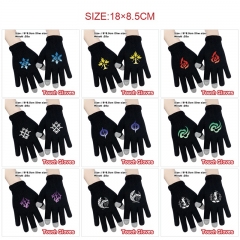 14 Styles Honkai: Star Rail Cartoon For Winter Warm Anime Gloves