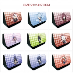 14 Styles Genshin Impact Cartoon Pattern Pencil Case Anime Pencil Bag