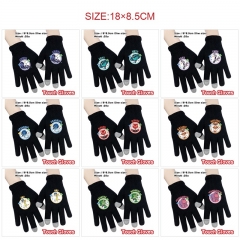 15 Styles Inside Out Cartoon For Winter Warm Anime Gloves