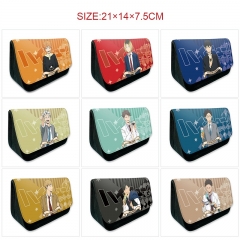 9 Styles Haikyuu Cartoon Pattern Pencil Case Anime Pencil Bag