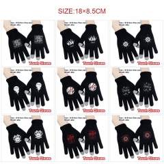 10 Styles K-POP Stray Kids Cartoon For Winter Warm Anime Gloves