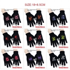 11 Styles Hazbin Hotel Cartoon For Winter Warm Anime Gloves