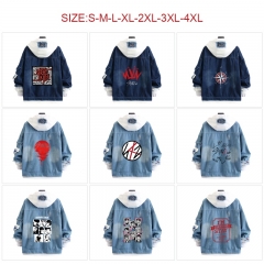 11 Styles K-POP Stray Kids Cartoon Anime Cowboy Hooded Hoodie