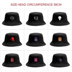 9 Styles EVA/Neon Genesis Evangelion Fisherman Sun Hat Cap Anime Bucket Hat