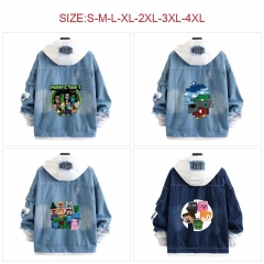 8 Styles Minecraft Cartoon Anime Cowboy Hooded Hoodie