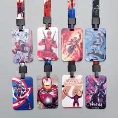 48 Styles League of Legends Marvel Comics Cartoon Anime Phone Strap Lanyard Card Holder Bag