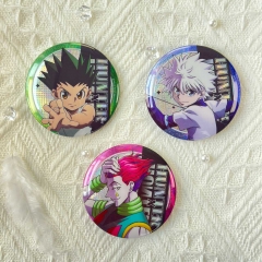 Genuine 3pcs/set  HUNTER×HUNTER Cartoon Pin Anime Tinplate Brooch