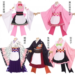 5 Styles 6pcs/set Demon Slayer: Kimetsu no Yaiba Cartoon Anime Cosplay Costume Set