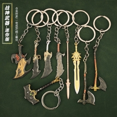 20 Styles God Of War Quake Anime Alloy keychain