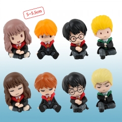 8PCS/SET Harry Potter Cartoon Anime PVC Figure