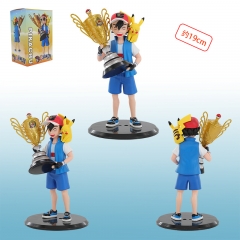 19CM Pokemon the Movie: I Choose You! Ash Ketchum Anime PVC Figure Toy