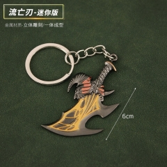 6cm God Of War Kratos Anime Alloy Keychain