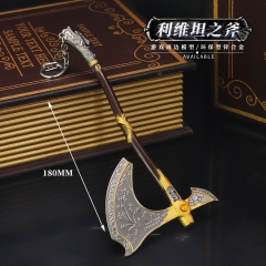 18cm God Of War Kratos Anime Alloy Weapon Keychain