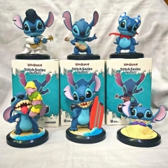 6pcs/set Genuine Lilo & Stitch Cartoon Surprise Blind Box Anime PVC Figure