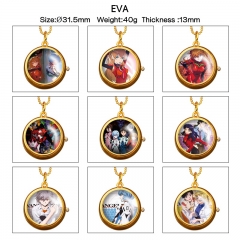 11 Styles EVA/Neon Genesis Evangelion Cartoon Anime Alloy Watch Necklace