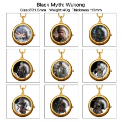 18 Styles Black Myth: Wukong Cartoon Anime Alloy Watch Necklace