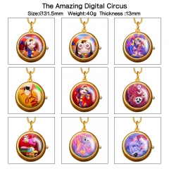 18 Styles The Amazing Digital Circus Cartoon Anime Alloy Watch Necklace