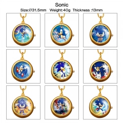 22 Styles Sonic the Hedgehog Cartoon Anime Alloy Watch Necklace